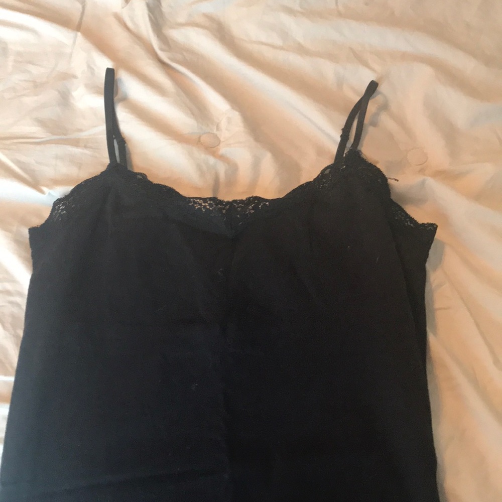 Black tank top